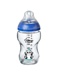 Tommee Tippee Biberon en Verre Bleu Closer to Nature 250 ml